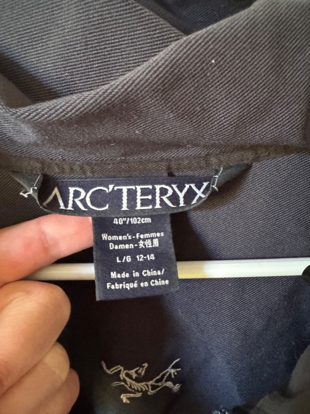 Navy Softshell Rain Jacket - Picture 2 of 6